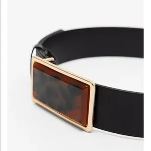 NWT ZARA ACETATE BUCKLE BELT NWT ZARA WOMEN main image 3